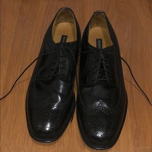 Bostonian Black Mens Shoe . Size 14